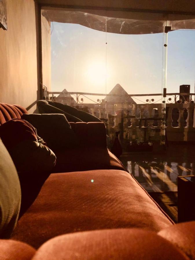 Kafret el-Gabal Full Pyramids View Apartment With Balcony For 8 P מראה חיצוני תמונה