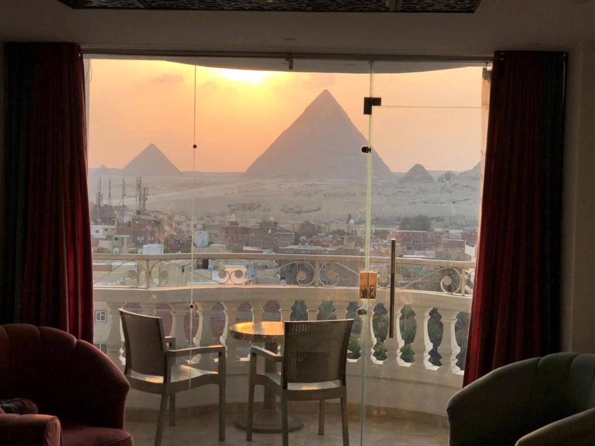 Kafret el-Gabal Full Pyramids View Apartment With Balcony For 8 P מראה חיצוני תמונה